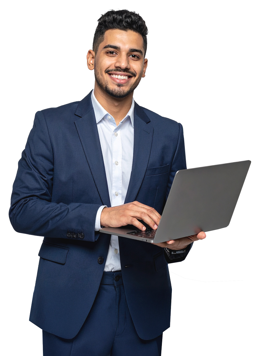 Profesional trabajando con Excel
