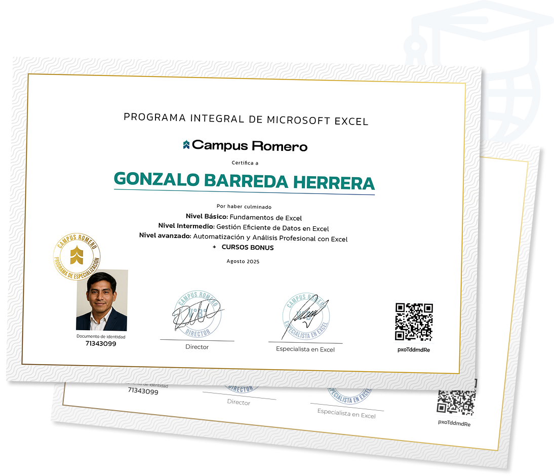 Certificados del programa