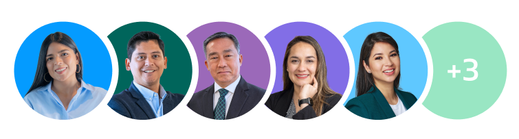 Fotos de mentores con distintivo +3